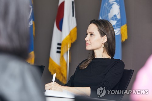 앤젤리나 졸리 "난민, 본국 귀환까지 도와야…한국정부에 감사"