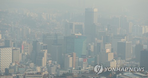 서울시, 초미세먼지 주의보 발령…"외출자제, 나갈 땐 마스크"