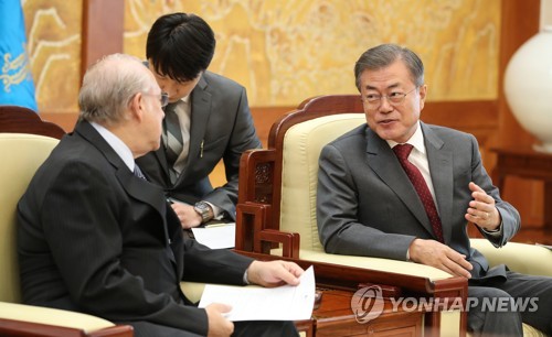 문대통령 "대북제재 해결되면 OECD에 협력 요청하겠다"