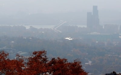 7일 입동…중부지방 약한 비, 곳곳 미세먼지 '나쁨'