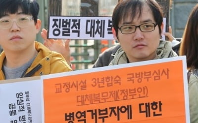 양심적 병역거부자 대체복무 '36개월 교도소 근무' 유력