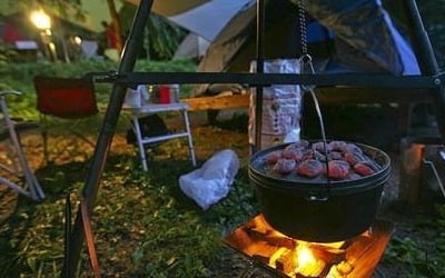 캠핑용 난로 절반 안전기준 부적합…넘어져도 10초 내 불 안꺼져