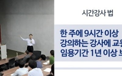 서울대 학장단 "강사법 개정안, 교육의 질 저하 우려"