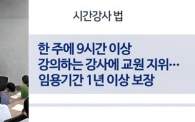 "대학들 강사법 피하려 온갖 꼼수…감사 방안 필요"