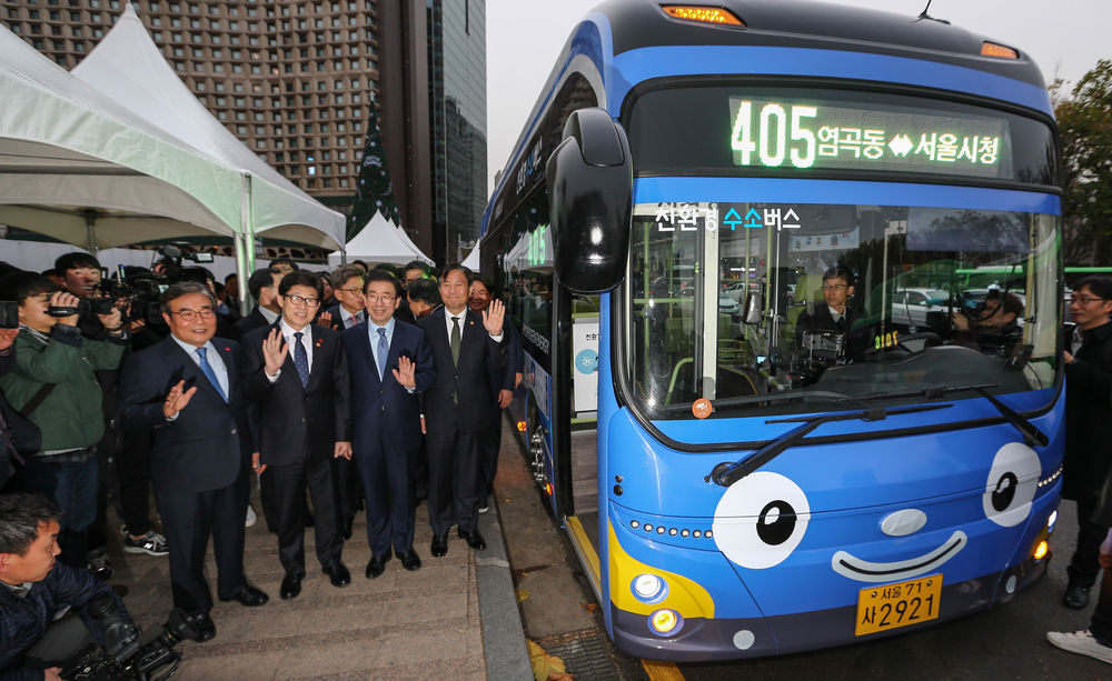 현대차, 내년 6개 도시에 수소전기버스 공급한다