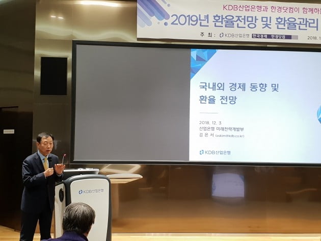 2019년 한국 원화 · 증시 '약세' 예상… KDB산업은행 환율전망 세미나