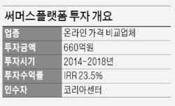 [PEF의 밸류업 사례탐구] 4. VIG파트너스의 써머스플랫폼 투자