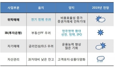 "내년 증권사 사업부문, IB 유망할 것"