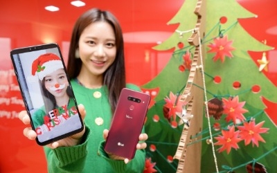 LG V40 씽큐, '크리스마스 AR 스티커팩' 출시