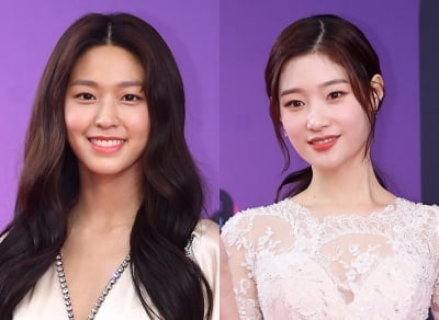 설현 vs 정채연, 센터들의 미모 진검 승부