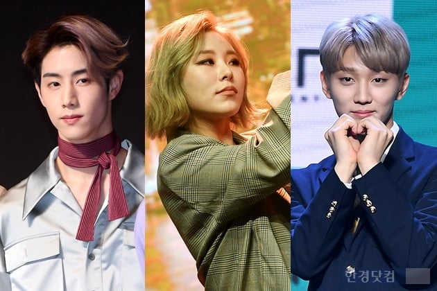 갓세븐 마크, 마마무 휘인, 골든차일드 주찬 부상 