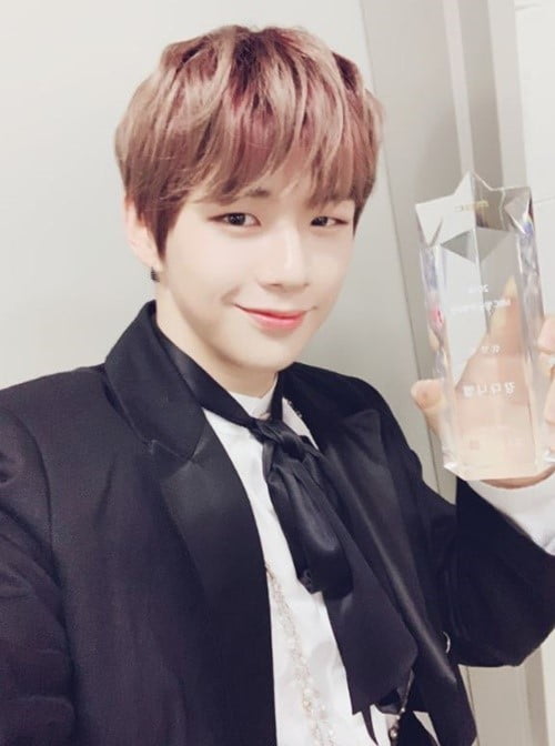 2018 MBC 연예대상 강다니엘 ""워너원으로 받는 마지막 상" 수상 소감 /사진=