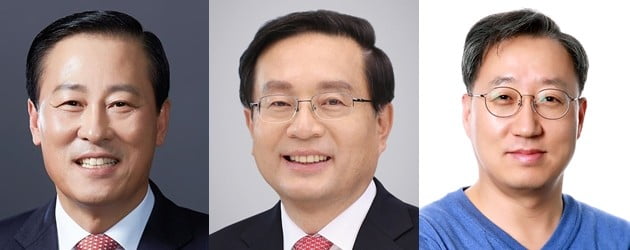 왼쪽부터 김도진 IBK기업은행장, 손태승 우리금융그룹 회장(내정) 겸 우리은행장, 윤호영 카카오뱅크 대표(사진=각 사 제공)
