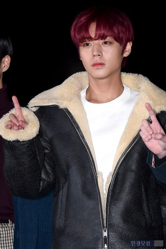 [포토] 워너원 박지훈, '부드러운 모습에 시선강탈'