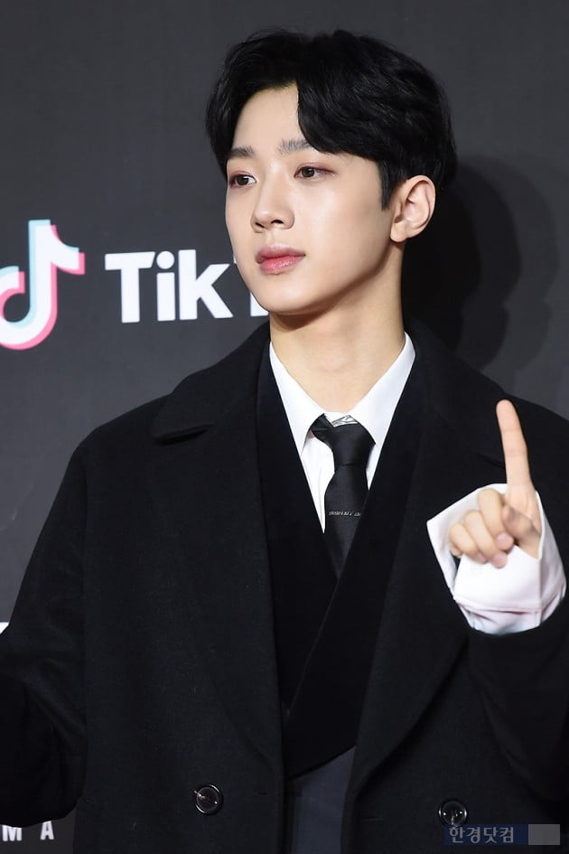 [포토] 워너원 라이관린, '베일 듯 날카로운 턱선' (2018 MAMA)