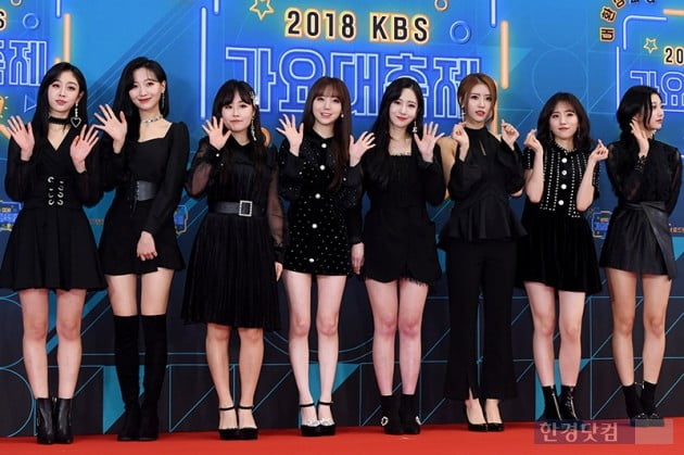 [포토] 러블리즈, '예인이는 어디 봐?'(2018 KBS 가요대축제)