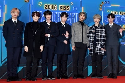 [포토] 방탄소년단(BTS) '올 해의 주인공들'(2018 KBS 가요대축제)