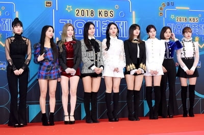 [포토] 트와이스, '트둥이들 왔어요~'(2018 KBS 가요대축제)