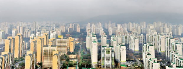 경기도 성남시 분당구 아파트 단지 전경(자료 연합뉴스)