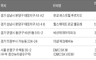 12월에도 뜨거운 분양시장…'막차' 분양단지