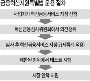 "내년 2분기부터 규제 안 받는 핀테크 실험"