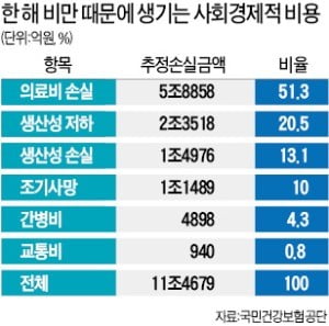 비만, 경제적손실 11兆…의료비 지출 전남이 최고