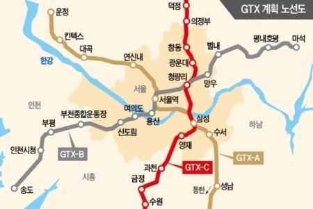 "서울길 급행 뚫린다"…의정부·양주·군포 GTX 역세권 집값 수혜 '기대'