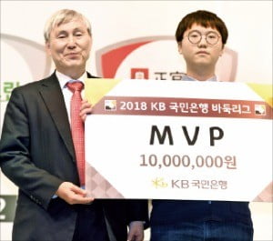 변상일 9단, 생애 첫 통합 MVP