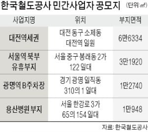 서울역 북부·대전역세권 등 4곳 개발 본격화