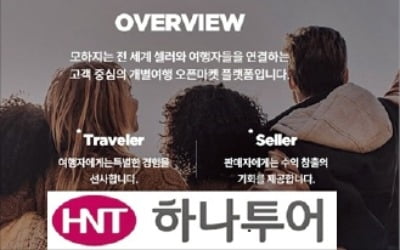 하나투어 자유여행 플랫폼 '모하지' 내년부터 서비스