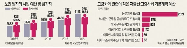 교통안내·쓰레기 줍기…'용돈벌이 일자리'만 늘린 노인 예산