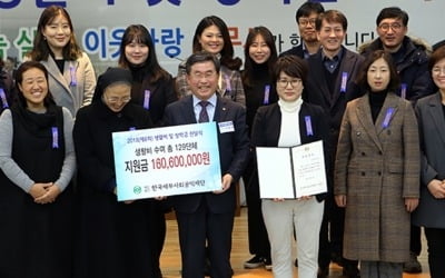 세무사회, 소외계층에 4억원 전달