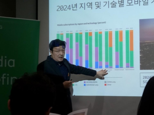 "5G 가입자 2024년 전 세계 15억명…10명중 4명꼴"