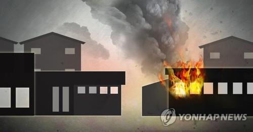 구미 섬유공장 화재…2200만원 피해