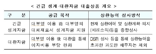 대부업으로 몰린 300만 한계차주에 연간 1조 긴급자금 대출