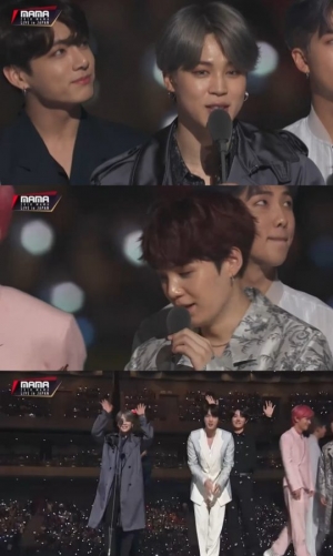 &#39;2018 MAMA&#39; 방탄소년단, 인기 뮤직비디오상 수상…&#34;아미 고마워&#34;