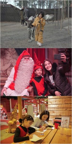 '잠시만 빌리지' 박지윤 모녀, 진짜 산타 만났다...온기 넘치는 미리 크리스마스