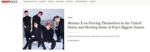 몬스타엑스, 美 유명 매거진 단독 인터뷰…&#34;韓 가요계 중대한 이정표&#34;