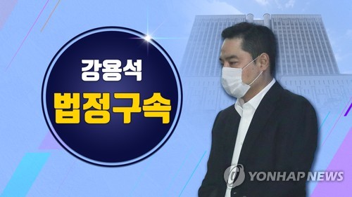 '소송서류 위조' 법정 구속된 강용석, 법원에 보석 청구