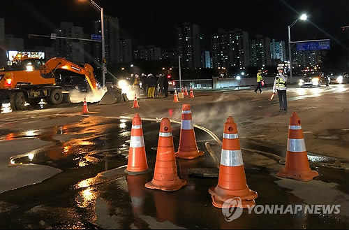 한국난방공사, 사고현장 오전 9시께 복구…난방 재개