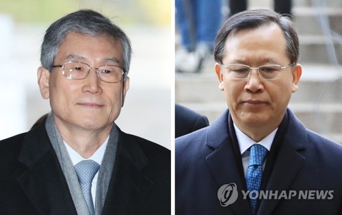 고영한 "재판거래 안 했다"…박병대 "국무총리 제안받아"