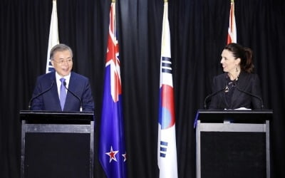 한국·뉴질랜드 정상회담…방산·남극연구 등 협력 강화