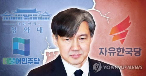 '조국 사퇴' 공세에 말 아끼는 靑…"비위처리 법령 안 어긋나"