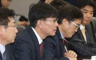 김상조, CU 편의점주 농성장 깜짝 방문