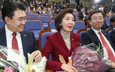 여야 4당 "나경원 원내대표 축하…합리적 보수로 거듭나길"