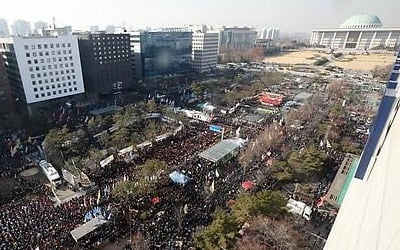 "카풀 반대" 전국 택시 절반 멈춰…서울 운행률 60%·경인 40%대