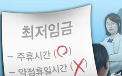 법조계 "최저임금 산정에 주휴시간 포함, 판례에 배치 안돼"