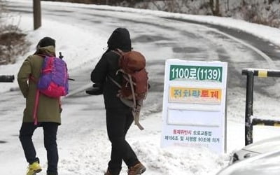 동장군 맹위 속 스키장·축제장 '북적'…유명산은 '한산'