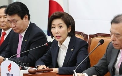 나경원 "'김정은 친서'에 호들갑…'안보'는 무장해제"