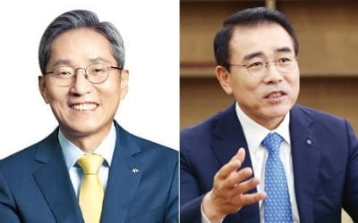 KB 윤종규 vs 신한 조용병, 연초 리딩뱅크 '기싸움'